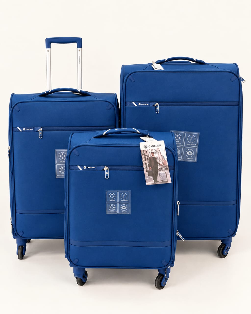 Carlton Amberlite Soft Top Luggage - houseofluggage